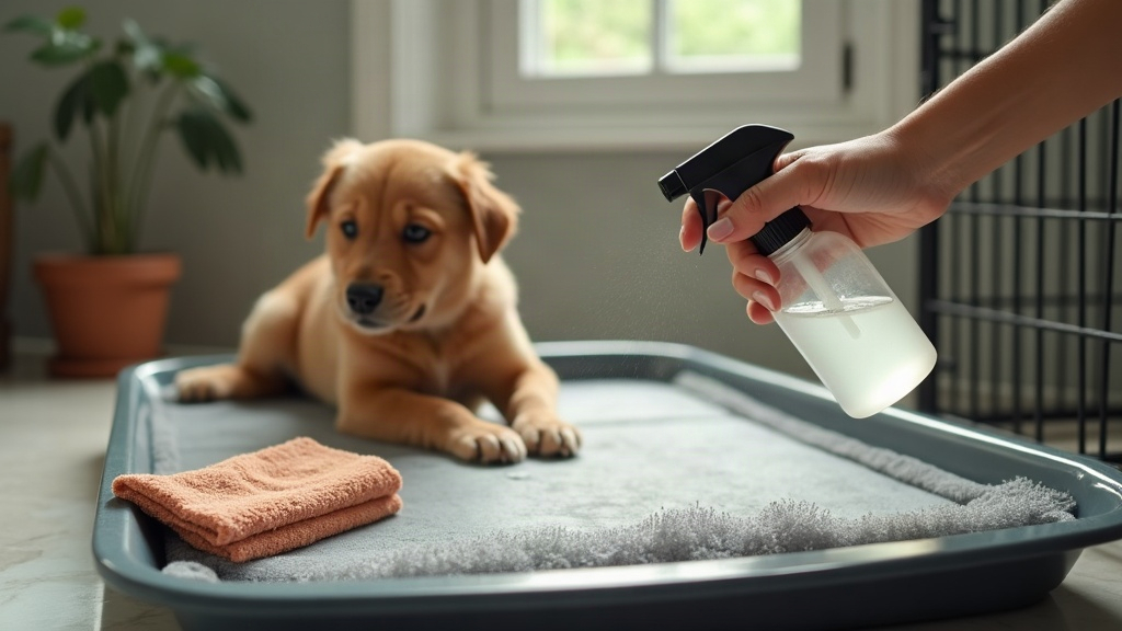 Cleaning a heavy-duty steel dog crate